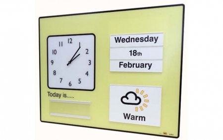 Replacement Cards for Communal Orientation Board with Analogue Clock