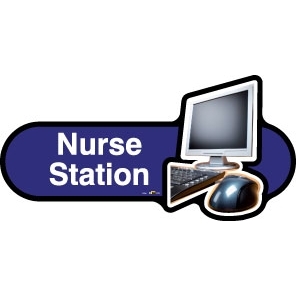 Nurse Station sign - 300mm - Different colours available