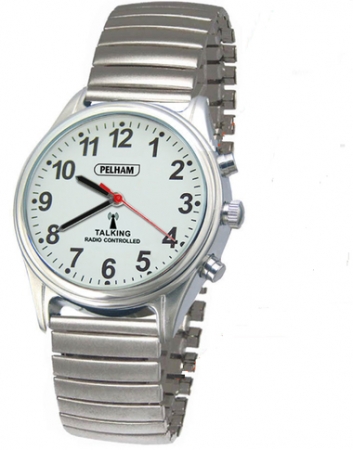 Talking Radio Controlled Watch with Expanding Strap: Small
