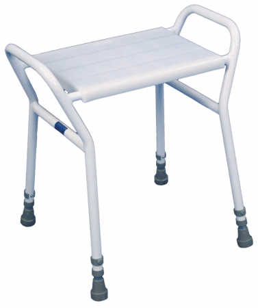 Strood Height Adjustable Shower Stool - Available in Steel and Aluminium