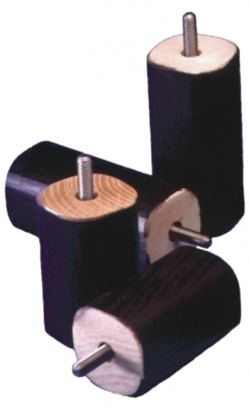 Set of 4 Screw Fixing Bed Raisers - Different Heights Available