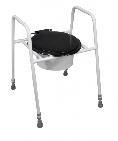 Solo Skandia Raised Toilet Frame with Seat and Lid - Standard