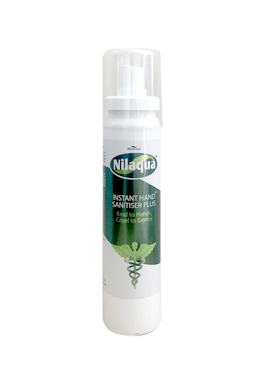 Nilaqua Hand Sanitiser Plus Foamer Bottle - 100ml - Pack of 50