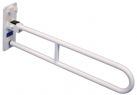 Solo Contract Hinged Arm Support - 750mm - White - Without Leg