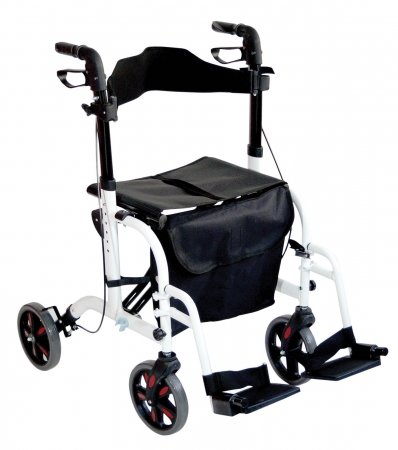 Duo Deluxe Rollator and Transit Chair in One - Different Colours Available