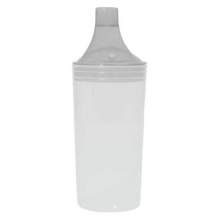 Clear Drinking Cup With Two Lids