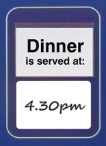 Pack of 5, A6 header cards for Menu Board