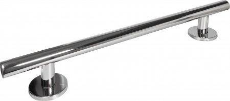 Stainless Steel Straight Grab Bar Polished Finish - Different Sizes Available