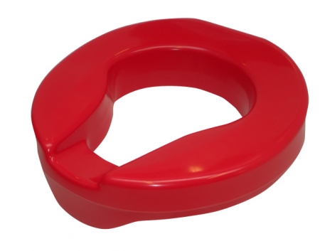 Armley Raised Toilet Seat - 50mm - Red