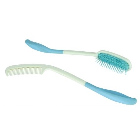 Long-Handled Brush And Comb Set