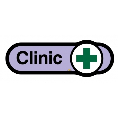 Clinic sign - 300mm - Lilac