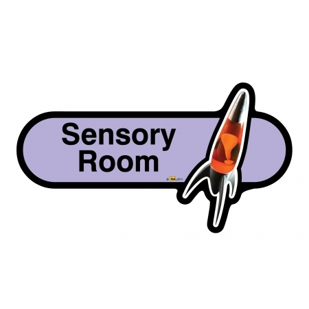 Sensory Room sign - 480mm - Lilac