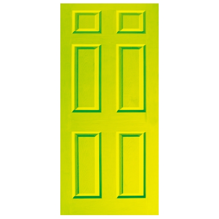 Door Decal - Dementia Friendly - Lime Green -MINIMUM ORDER 2 PER COLOURWAY