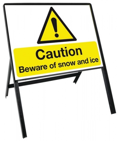Sign Kit: Caution Beware of snow and ice