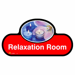 Relaxation Room Sign - 300mm - Different colours available