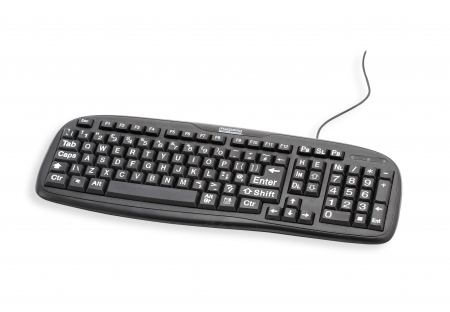 Easy to see spillproof keyboard