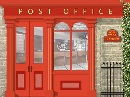 Post Office Wallpaper Mural - 3200mm