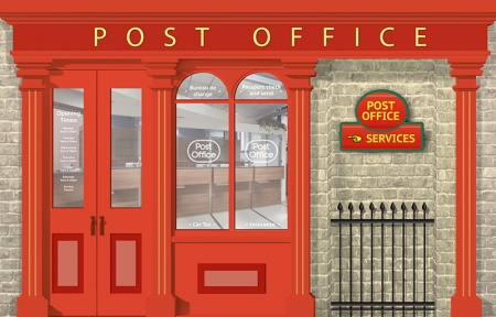 Post Office Wallpaper Mural - 3730mm