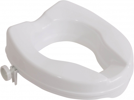 Viscount White Raised Toilet Seat - Different Seat Heights Available