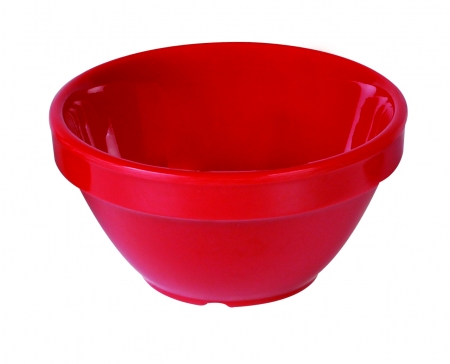 12 Soup bowls, 10cm diameter, 237ml - Red