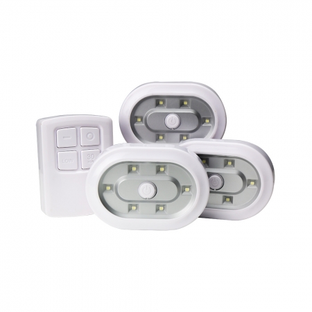 Remote Control LED Lights (3Pk)